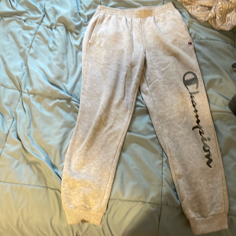 Champion gray sweat pants very soft